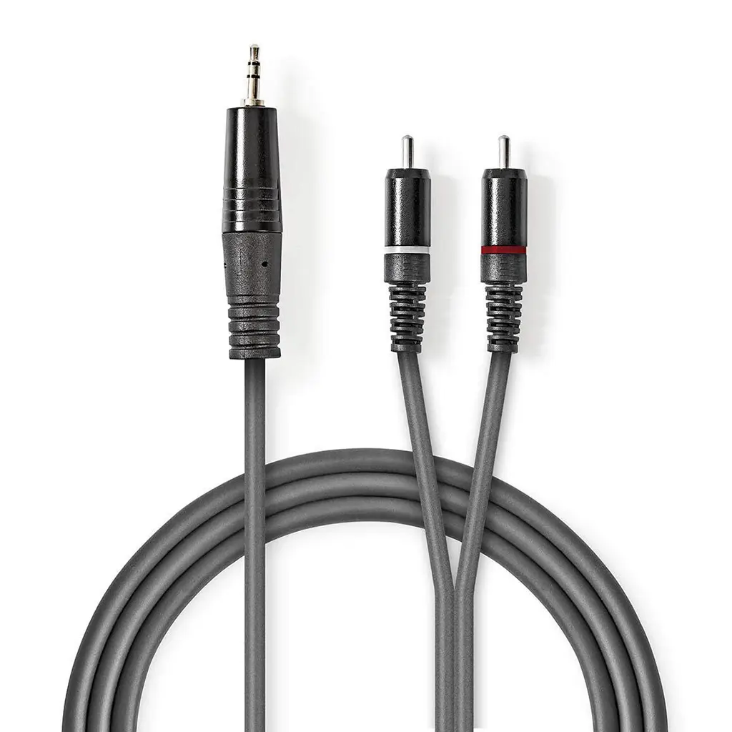 Nedis 3.5mm Stereo Male to Dual RCA Male