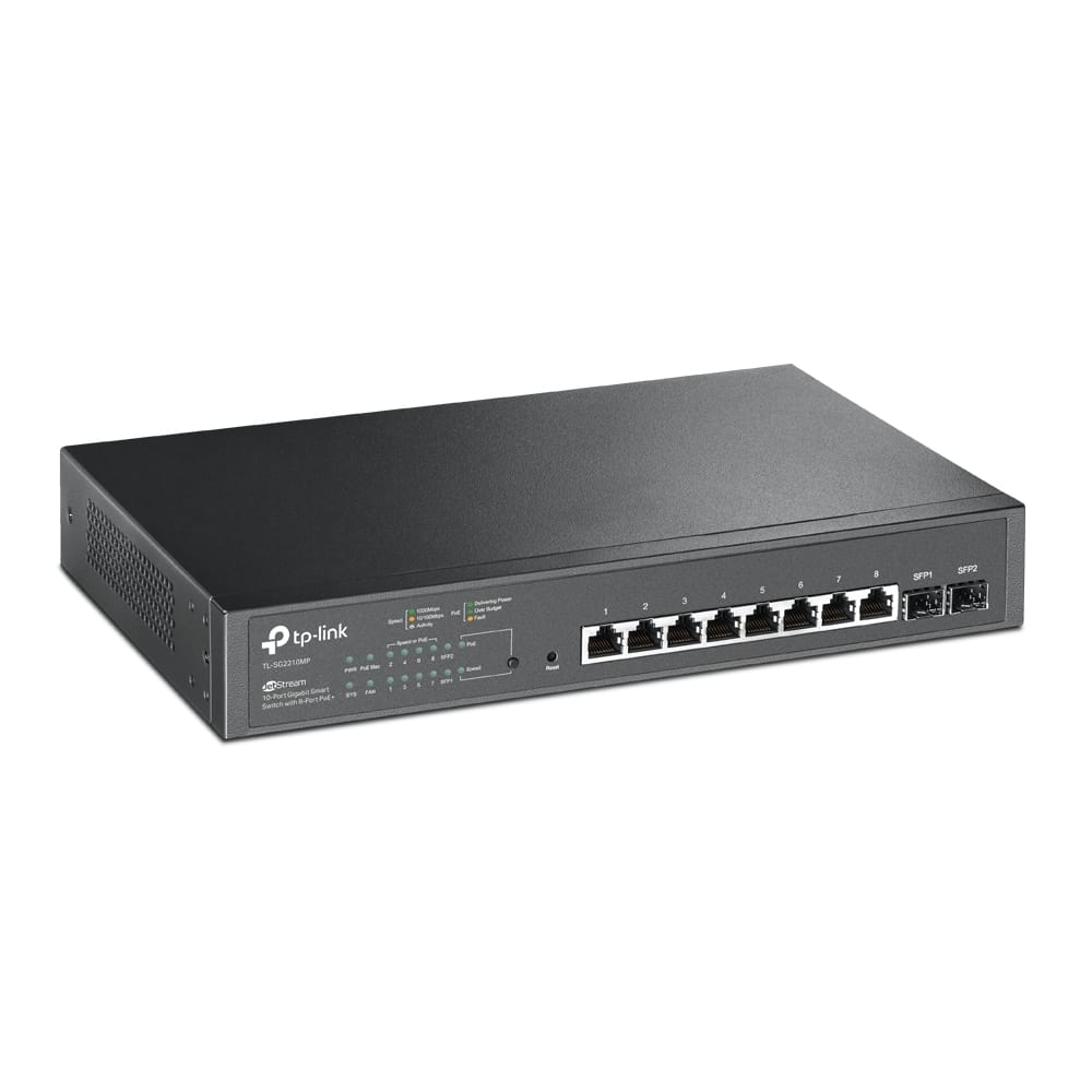 10-Port Gigabit Smart Switch with 8-Port PoE+ | TP-Link TL-SG2210MP - Image 2