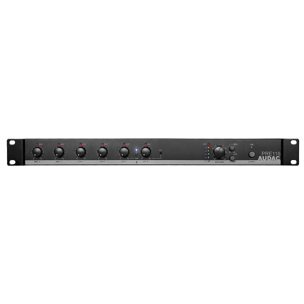 Audac PRE116 Preamp with Bluetooth