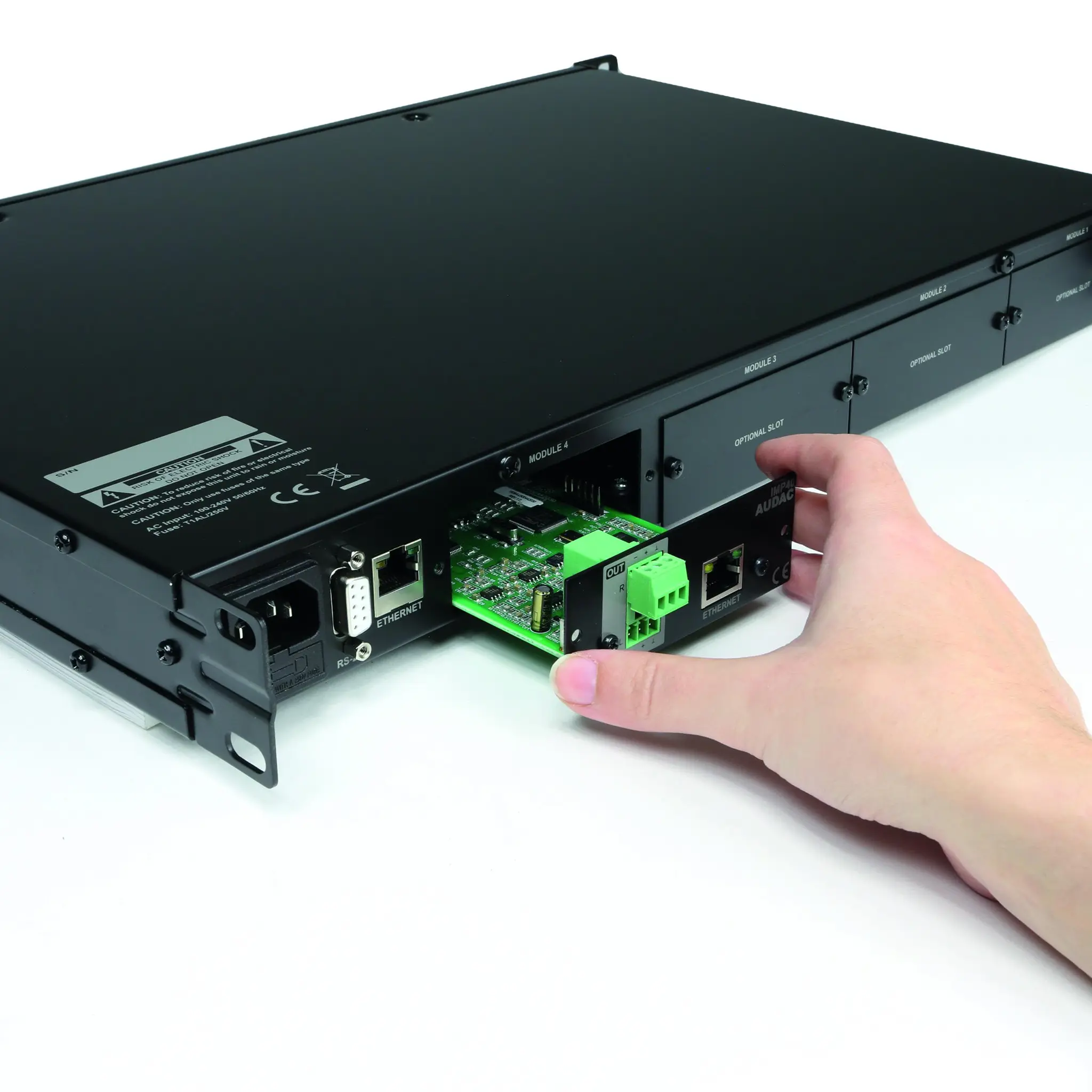 Modular Audio Source System with 4 SourceCon Slots | Audac XMP44 - Image 2