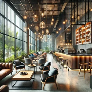 Restaurant and bar